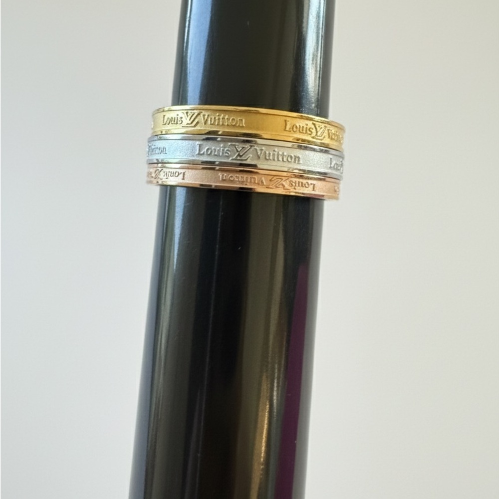 Inspired Trio of Gold, Silver, and Bronze Rings Size 7